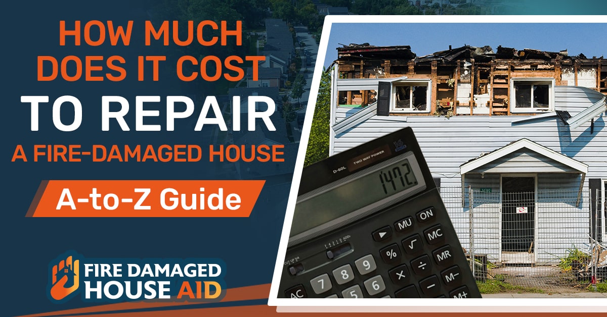 How much does it cost to repair a burned house