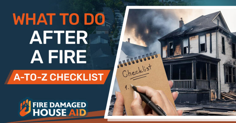 What to Do After a House Fire [6-Step Checklist] What Happens After a