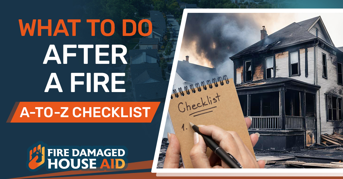 What to do after a house fire
