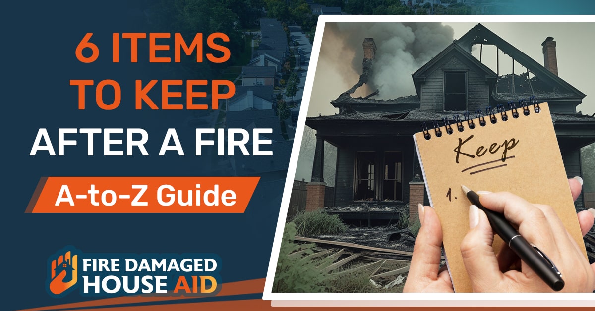 6 Items to Keep After a Fire