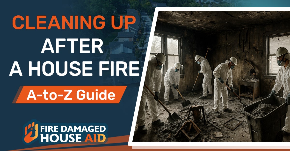 Cleaning up after a house fire